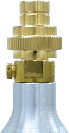 Швидкий адаптер для виробників CO2 газованої води DUO, Art, Terra, Gaia та Crystal 3.0 425 г 60-літровий алюмінієвий циліндр