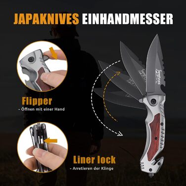 Складаний ніж кишеньковий ніж одноручний ніж виживання рятувальний ніж зі склорізом ремінь різак відкривачка кишенькова кліпса мис