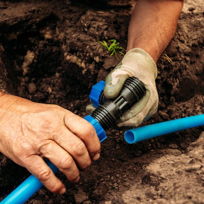 Водопровідна труба DN25 25мм 10м водопровідна ПЕ труба PN16 25х2,3 мм ПЕ100 SDR11 водопровідна труба поліетиленова водопровідна труба поливальна труба для дому та саду поливна труба прокладка труби садова поливальна ПЕ труба 25х2,3 мм