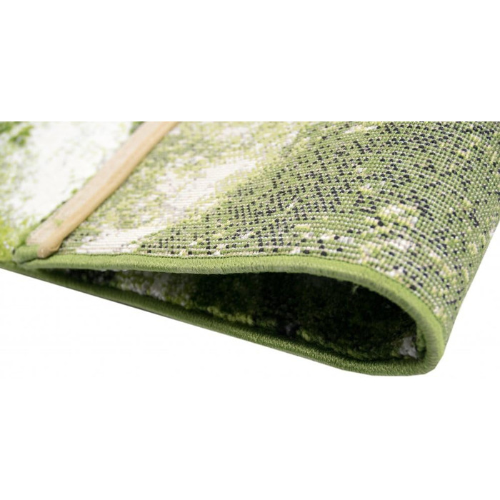 Дизайнерський килим для вітальні килим з коротким ворсом лісові дерева в зеленому кольорі розмір 200 x 290 см 200 x 290 см зелений