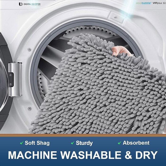 Нековзний килимок для ванної синельний килимок для ванної килимок для ванної килимок з мікрофібри килимок для ванної килимок для в