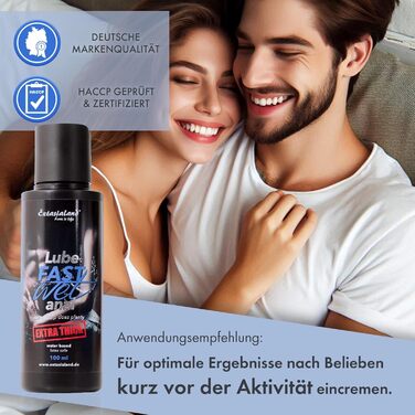 Лубрикант Fastwet Anal Extra Thick, водна основа, 100 мл