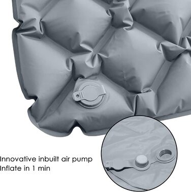 Ультралегкий килимок для сну для кемпінгу - Легкий килимок для сну для походів - Надувний та компактний повітряний матрац