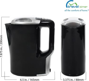 Чайник Travel Time 12 V Smart Pot - універсальна сумісність з більшістю транспортних засобів, легко вмикається та вимикається, зру