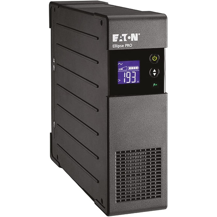 ДБЖ Eaton UPS Ellipse PRO 650 DIN - лінійний інтерактивний ДБЖ - ELP650DIN - 650 ВА - (4 виходи IEC) - Регулювання напруги (AVR) - ДБЖ з дисплеєм та інтерфейсом USB (включаючи USB-кабель) (850 В USB / DIN)