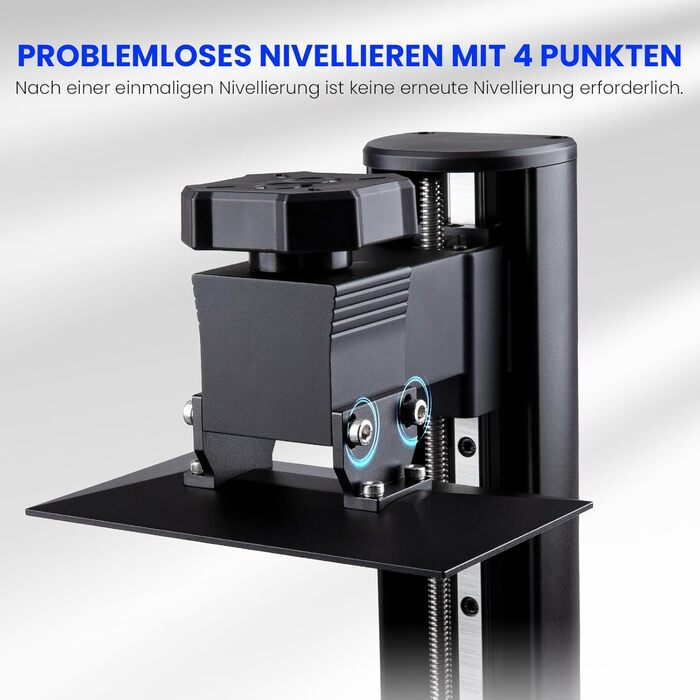 Принтер, настільний полімерний принтер із 7-дюймовим монохромним РК-дисплеєм 9K, підключенням до Wi-Fi, системою простого вирівнюв