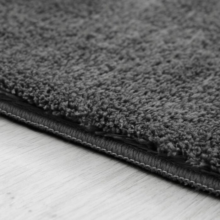 Килимок Paco Home Килимок для вітальні спальні з коротким ворсом нековзний пухнастий м'який сучасний однотонний візерунок, розмір1