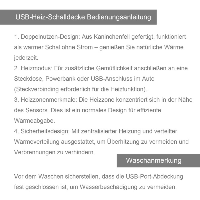 Бездротова електрична ковдра з 8-зонним обігрівом, 3 режими нагріву, подовжувач 1,5 м, хутро кролика, можна прати, електрична ковдра, яку можна носити, для дивана, офісу, автомобіля, кемпінгу, сіра