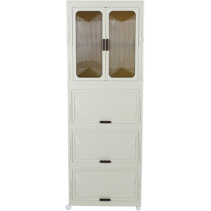 Дитяча шафа, складна, портативна, шафа для зберігання дитячого одягу, багатофункціональний органайзер для дитячих костюмів для спальні, дитячої кімнати, міцний матеріал PP.