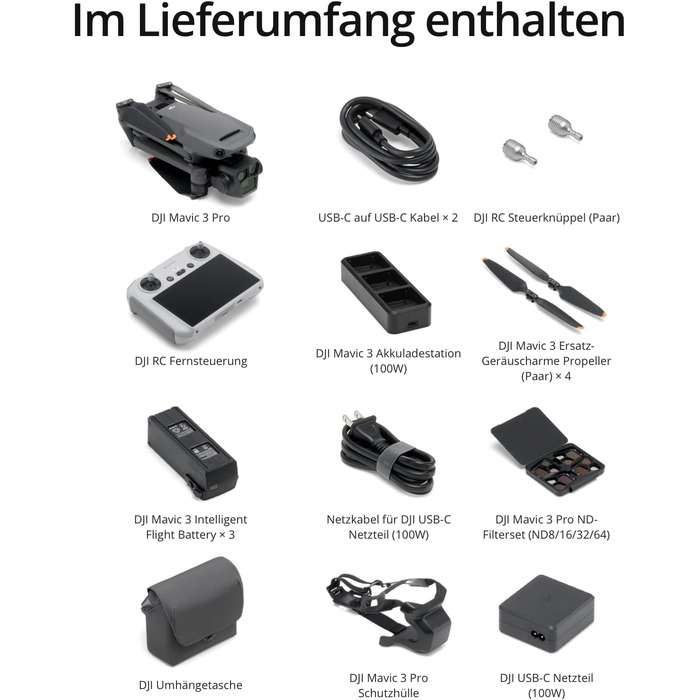 З DJI RC (Screen Remote Controller), флагманський дрон із потрійною камерою та камерою Hasselblad 4/3 CMOS, передача HD-відео на 1