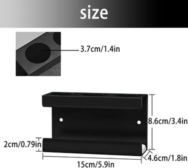 Тримач для зубних щіток SVOCK Електрична зубна щітка, тримач для зубної щітки з алюмінієвого сплаву без свердління, тримач для еле