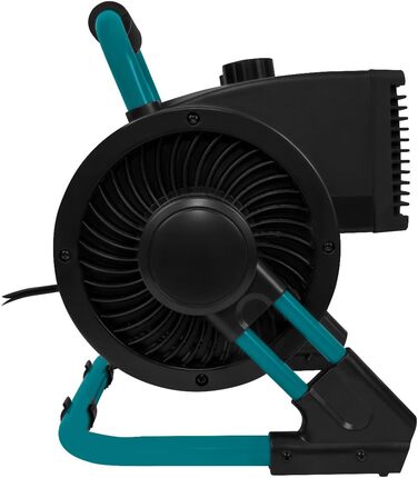 Електричний обігрівач VONROC Pro - Тепловентилятор - Обігрівач для гаража та майстерні - 1350 Вт/2000 Вт - Кераміка - 2 режими нагріву та вентилятор охолодження - Термостат - З функцією нахилу 90 - 20 м