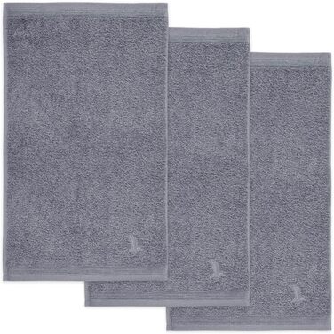 Рушник для гостей Superwuschel 30 x 50 см з 100 бавовни, кам'яний Набір з 3 рушників Stone 30 x 50 см