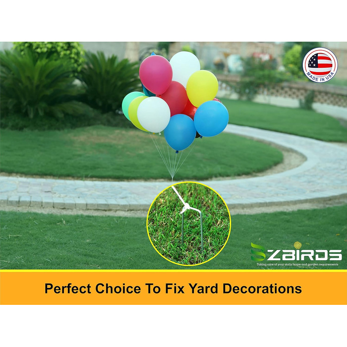 Дюймові садові ландшафтні скоби 20 шт. оцинковані SOD-штирі для газону для тканини проти бур&39янів, ґрунтопокривних, утримуючих огорож та штучного газону, 6-