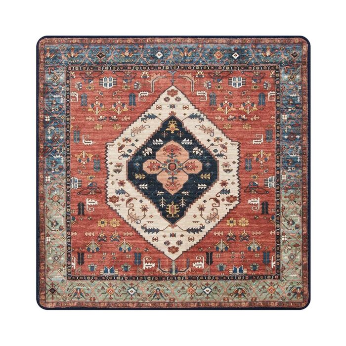 Нековзні сходинки OJIA, килимок у тон для дерев&39яних сходинок, квадратні сходинки Capet, гумова підкладка, доріжка для сходів, нековзний килимок для сходів, 78,7 x 78,7 см 79 x 79 см (прямокутні) східні 1