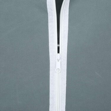 Тип на блискавці, неткане полотно, шафа, полиця, органайзер для зберігання, товстий, міцний, легкий, вологостійкий, для спальні, (сріблясто-сірий)