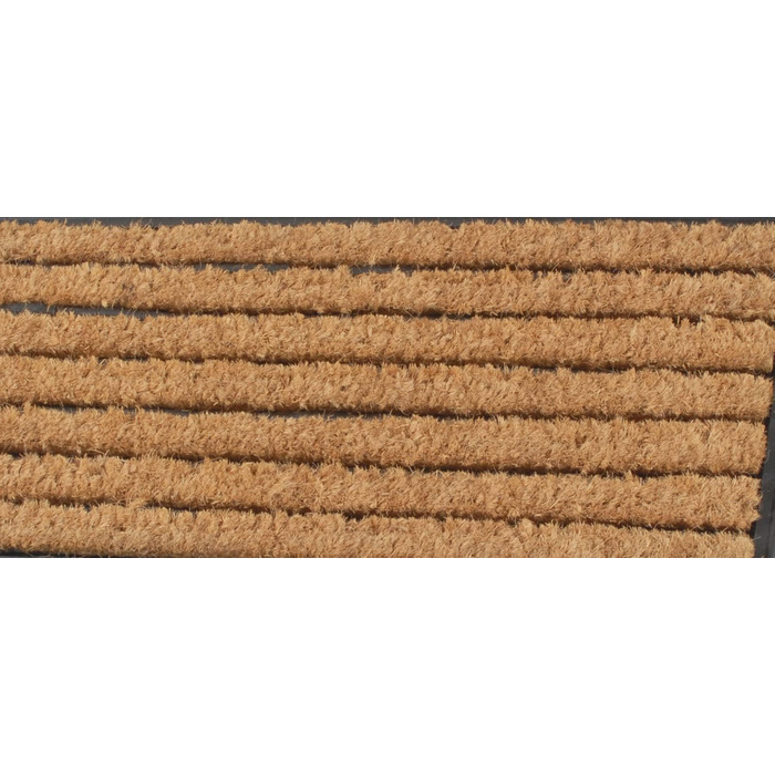 Килимок для дверей Kai Wiechmann преміум-класу з гуми та кокосу, прямокутний, 76 x 46 см, міцний