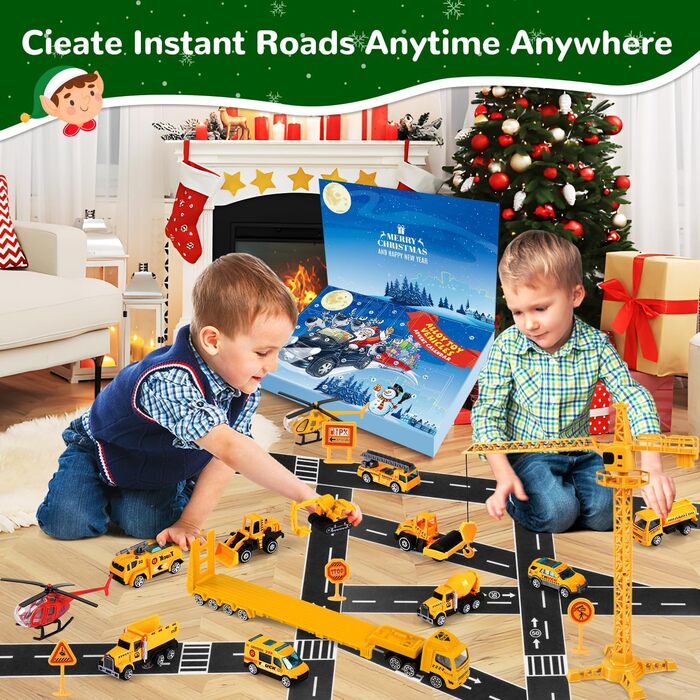 Адвент-календар iZoeL Construction Vehicles, 16 одиниць транспорту