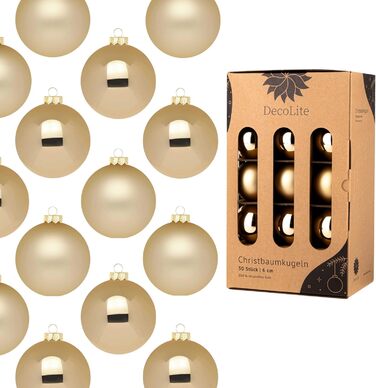 Різдвяні кульки набір з 30 шт DecoLite
