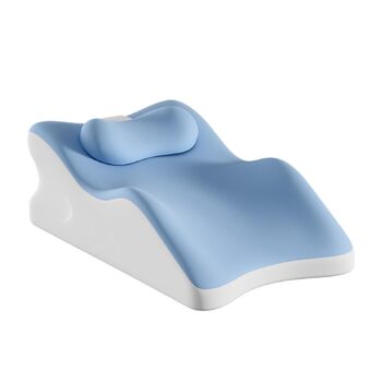 Контурна подушка з піни з ефектом пам&39яті - подушка для підтримки шийного відділу хребта для полегшення болю в шиї, ортопедична ергономічна подушка для сну на боці, м&39який охолоджувальний чохол