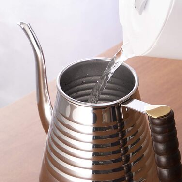 Чайник-крапельниця Kalita 52073 Wave, 1 л, нержавіюча сталь, 1000 мм, сріблястий