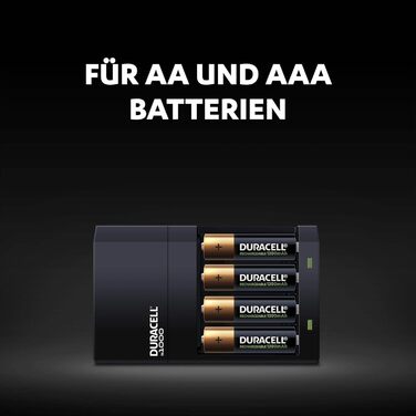 Зарядний пристрій Duracell з часом роботи 4 години