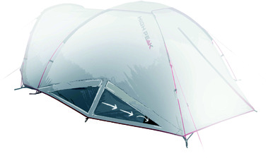Намет чотиримісний High Peak Nevada 4.1 Deep Forest (10352)
