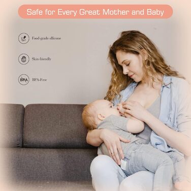 Електричний молоковідсмоктувач KISSBOBO, електричний молоковідсмоктувач, 2 режими та 9 рівнів з РК-дисплеєм, малошумний електрични