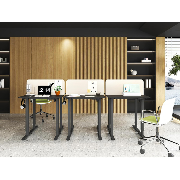 Стіл з регульованою висотою Електричний стіл з можливістю сидіти/стояти, ергономічний та регульований, ідеально підходить для домашнього офісу та робочого місця З пам&39яттю положення Висота 73118 см