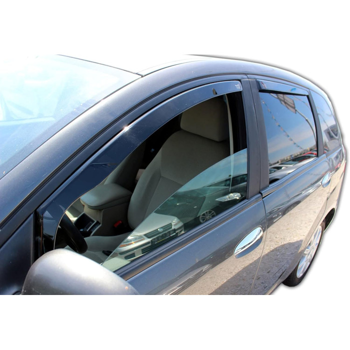 Дефлектор дощу J&J AUTOMOTIVE Wind Deflector для FIAT Croma 5-дверний 2005-2010 Combi 4 шт. HEKO темний