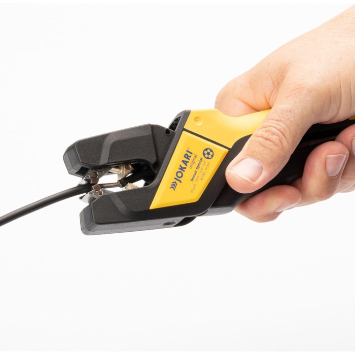 Спеціальні кліщі для зняття ізоляції JOKARI original Abisolierzange Sensor для кабелів та дротів (напр. сенсорних, пожежних, телефонних) Ø 4,47 мм, арт. 20300