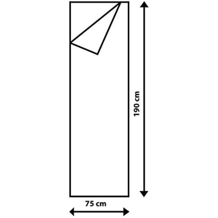 Простирадло CAO Camping прямого крою