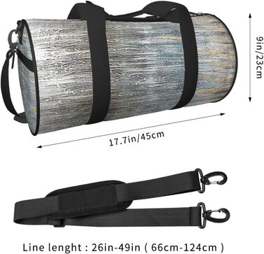 Спортивна сумка, дорожня сумка, з текстурованим принтом масляний живопис, сумка для подорожей на вихідні, чорна, універсальний розмір