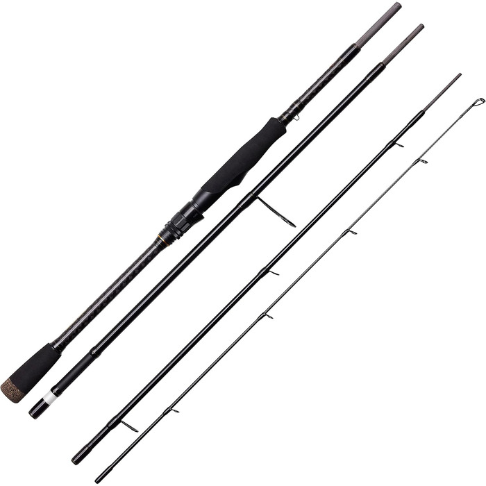 Вудка Savage Gear SG2 Medium Game Travel Rod, Вудки, Спінінгові вудки, Хижак, Щука, Окунь, Форель, Судак, Унісекс, Чорна, 2,69 м 15-45 г