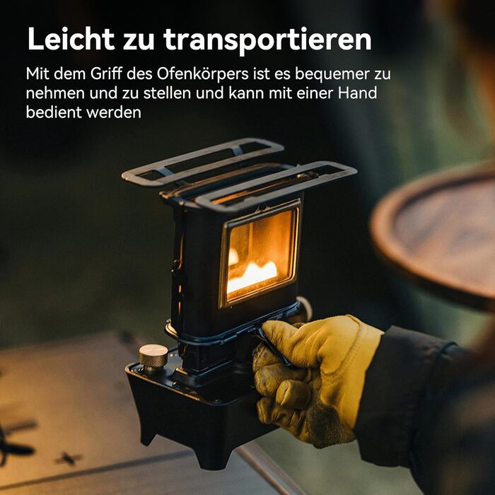 Ліхтар Thous Winds Petroleum для вулиці та кемпінговий чайник з нержавіючої сталі об&39ємом 0,6 л, чорний