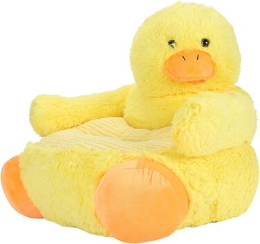 Плюшеве сидіння у формі качки зі спинкою - м&39яке, зручне та миється, милий дизайн тварин для спальні або ігрової кімнати