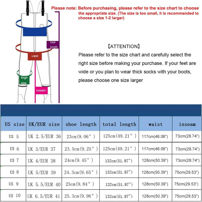 Жіночі водонепроникні вейдерси, двошарові неопренові вейдерси, рибальські вейдерси з чобітьми, дихаючі вейдерси, вейдерси для перехресного хобі для будівельних майданчиків, риболовлі, ферм, садів, EU38 фіолетовий