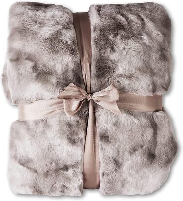 Плед для вітальні, імітація штучного хутра, Rabbit Deluxe 750 GSM 150x200 см, плед зі штучного хутра (хутро норки), хутро норки 150x200