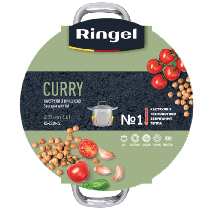 Каструля Ringel Curry (6.6 л) 22 см (6990946)