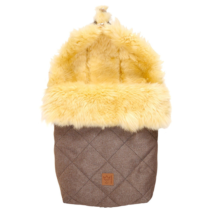 Муфта для ніг Nelly, шкіра ягняти медична, коричневий меланж коричневий меланж ука (1 пачка)