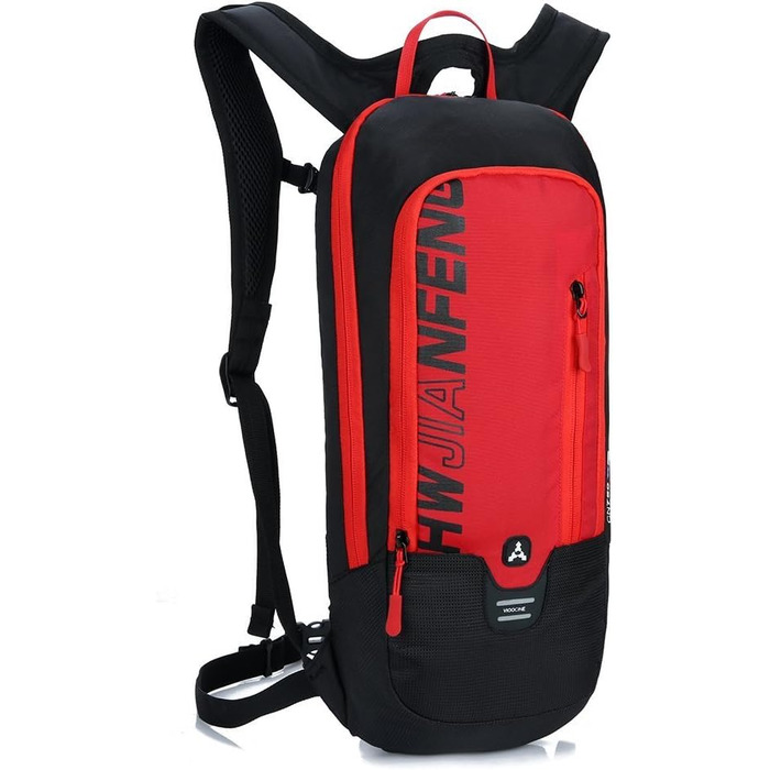 Велосипедний рюкзак, Малий / Ультралегкий, Водонепроникний, Текстиль, Червоний