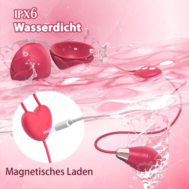 Вібратор Devonnen 2 в 1, стимулятор клітора і грудей, з 9 режимами вібрації, управлінням через додаток