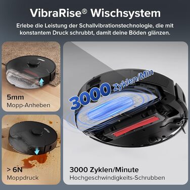 Робот-пилосос roborock S7 Max Ultra зі станцією самоспорожнення/самомиття/самосушки/самозаправки/самоочищення (5500 Па, активне об