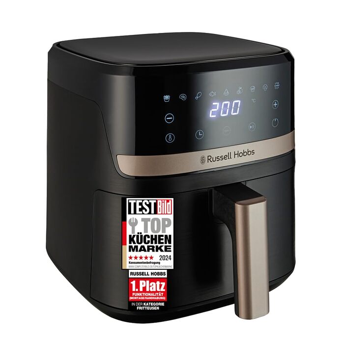 Аерофритюрниця Russell Hobbs Satisfry Rapid Air Fryer, 4,3 л, чорна