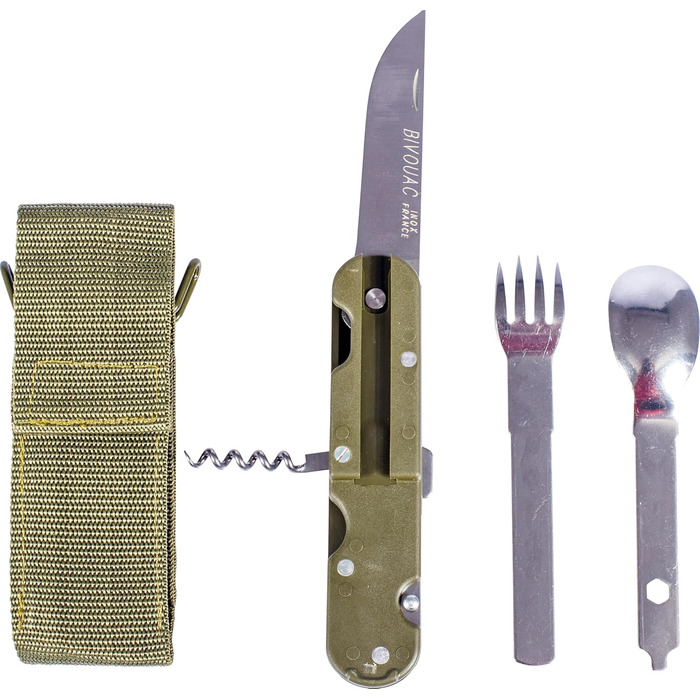 Столові прибори Cao для кемпінгу, включаючи захисний чохол