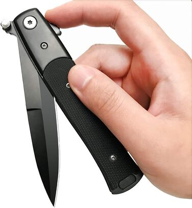 Складаний ніж Гострий ніж на відкритому повітрі Мисливський ніж та ніж для виживання Одноручний ніж Кишеньковий ніж з лезом з нерж