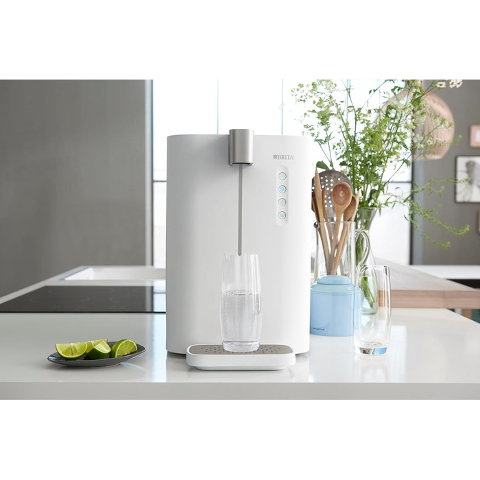 Диспенсер для води BRITA yource pro top з 1 циліндром CO2 та 1 картриджем фільтра P 3000-S диспенсер для води для дому з блоком охолодження та газування для індивідуального насолоди питною водою