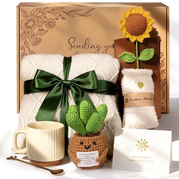 Подарунки для жінок, подарунок на день народження з соняшником для жінок, подарунковий набір для релаксації та оздоровлення, подарунки на швидке одужання, День святого Валентина, День матері, ідеї подарунків на день народження для мами, сестри, дівчини