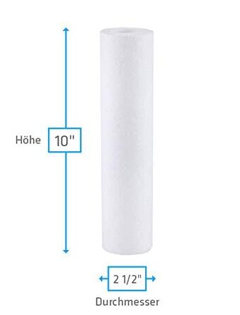 Система зворотного осмосу 6 ступенів ФІЛЬТР ВОДИ НІМЕЧЧИНА - з БІО активованим вугіллям і піновугільним фільтром - мембрана 75GPD, 285 л найчистішої питної води щодня, екологічний без BPA найкращий фільтр для кожного дому