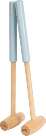 Маленький крокет Садові друзі з дерева, міцна гра на свіжому повітрі з милими мотивами тварин, для дітей віком від 3 років, 12646